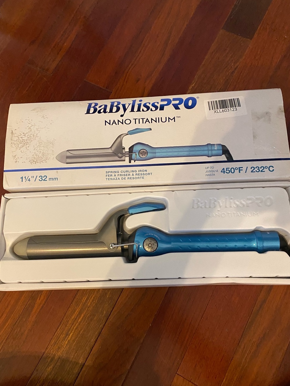 BaByliss Nano Titanium 1.25" Curling Iron - Blue